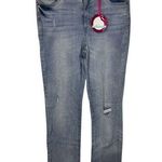 Dollhouse Women's Jeans High Rise Flare Distressed Light Wash Denim Sz. 30 NWT Photo 0