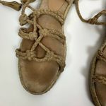 Joie  Lace-Up Braided Suede Flat Gladiator Sandal Photo 2