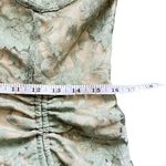 Cider  Womens Green Lace Ruched Midi Dress Size L Cottagecore Fairycore Slipcore Photo 12