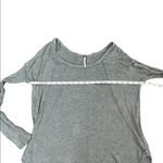 Free People  gray thermal long sleeve top sz M Photo 5