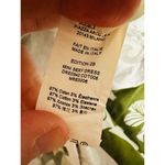 LA DOUBLEJ Green White Printed Puffed Sleeves Square Neckline Mini Dress Size L Size L Photo 10