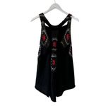 Free People Love Trapeze Crochet Tee Vee Sequins Embellishment SZ S #2395 Photo 5