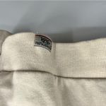 Techstyles Nantucket embroidered sweatshirt cream stripe crew neck size M Medium Red Photo 2