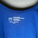 Aerie NEW blue crinkle one piece cheekiest bikini swimsuit women’s size XL Photo 9