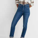 Madewell Dark Wash The High Rise Slim Boyjean Photo 0