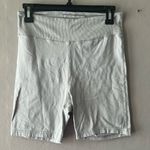Free People Movement Free People Hot Shot Light Grey Biker Shorts Size Medium Photo 0