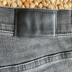 Madewell  black high rise skinny jeans 9” ripped knees Photo 7