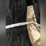 Free People  Cut Out See-Through Lace Teen Witch Mini Dress Black Shearling med Photo 11