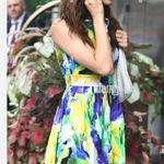 Kate Spade EUC Carissa Fit & Flare Collared Watercolor Sleeveless Dress Photo 12