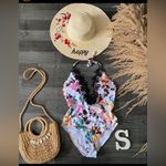 One piece sexy bathing suit xl plunging never worn Photo 1