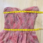 MISA Los Angeles pink chiffon midi dress in Muted Paisley Photo 4