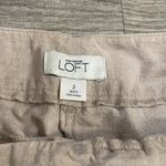 Ann Taylor  Loft Linen Blend Crop Pants Womens 2 Beige Photo 1