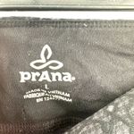prAna  Size Large Leggings Black‎ Abstract Biking Running Activewear Yoga Gym Photo 2