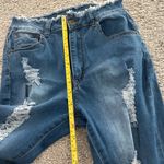 Red Fox  Distressed Blue Flare Jeans Photo 3