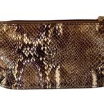 London Fog  Faux Snakeskin Makeup Pouch Photo 2
