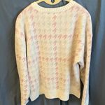 525 America : NWT Chalk Conbo Houndstooth Sweater- Pink Sparkle- XL Photo 8