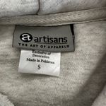 Lake Placid Miracle On Ice Hoodie Light Gray Sz: S. Embroidered Hockey Hoodie. Photo 5