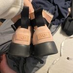 UGG  Women’s Boom Buckle Pink and Black Ankle Boots Sheepskin size 5 Photo 5