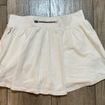 Free People  Movement White Skort Tennis Athletic Activewear Skirt Shorts Pocket Photo 4