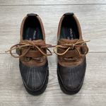 Vtg Ralph Lauren Polo Sport Weatherproof Leather Rubber Slip On Duck Boots 5.5 Brown Photo 1