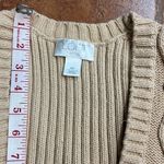 Loft Ann Taylor Cable Knit V Neck Sweater Vest Size MP Photo 3