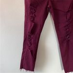 frame denim  Le Skinny pants size 27 distressed purple Photo 6