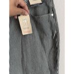 st. john's bay Womens Capri Jeans Striped Classic Mid Rise Size 16 Stretch NEW Photo 2