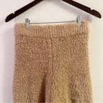 LULUS Eyelash Sweater High Rise Shorts Elastic Waist Drawstring Camel Size M NEW Tan Size M Photo 4