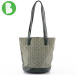 CELINE TOTE BAG IN MACADAM CANVAS & LEATHER GRAY SIGNATURE PRINT TOTE BAG Photo 1