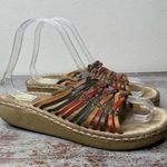 Earth Spirit  Gelron 2000 multicolor leather shoes sandals BoHo Bohemian 7.5 Photo 0