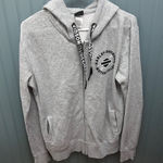 Harley Davidson Alamo City San Antonio Texas Full Zip Up‎ Hoodie Sweatshirt Gray Size M Photo 0
