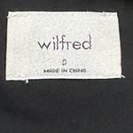 Wilfred  Aritzia Forest Green Print Button Front Lined Fit & Flare Dress Size 0 Photo 5