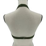 RYGY Womens Green Halter Swim Top Size M Photo 2