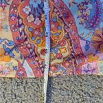 Etro Y2K Fairy Babydoll Designer Paisley Boho Hippie Fest Midi V Neck Dress Sz 4 Pink Photo 15