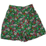 Koton Shorts EU 34 Green Floral Summer Vacation Resort Casual Cute Photo 0
