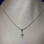 Stunning New Petite Cross Necklace Photo 2