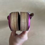 Free People  Women's Metallic Pink Magenta fushia At Ease Loafer Mule EU 38 US 8 Photo 10