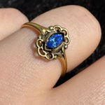 Sapphire and gold ring Photo 0