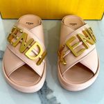 Fendigraphy Logo Slide Sandals Photo 1
