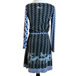 Desigual Vintage Y2K Happy Life Jungle Animal Dress with Belt Medium Knee Length Photo 3