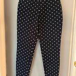 Versona  Black and White Polka Dot Straight Leg Pants Photo 9