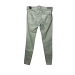 AG Adriano Goldschmied Adriano Goldschmied Silver Metallic Leggings Extreme Skinny Size 28R Photo 10