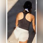 Free People Good Karma Long Tank in Washed Black M/L Photo 2