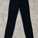 Frame  Jeans Womens 25 Skinny Black Stretch Pockets Raw Hem Photo 0