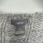 Aerie  Womens Thick Gray Open Front Cardigan Sweater Wool Alpaca Blend Size Small Photo 5