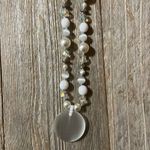 Charming Charlie NWT necklace & earring set white/pearl/crystal beads Photo 7