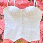 Princess Polly  archette corset vest white Photo 4