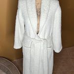 Barefoot Dreams CozyChic® Cream Adult Robe Size 1 Photo 2