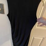 Halogen 🔵 Black Mock Neck Sleeveless Bodycon Dress Fitted Mini w/High Neckline size XS Photo 5