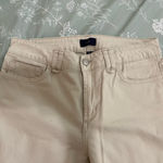 NYDJ Women's Straight Leg Jeans - Cream Beige Size 8P Photo 3